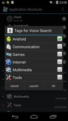 Smart Shortcuts android App screenshot 0