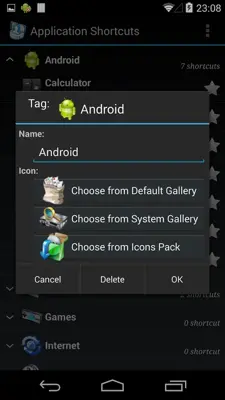 Smart Shortcuts android App screenshot 1